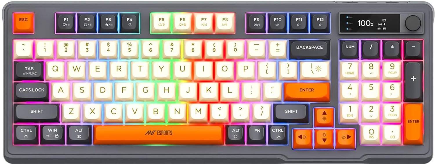 Ant Esports MK801 V2 Wireless Standard Gaming Keyboard Compatible