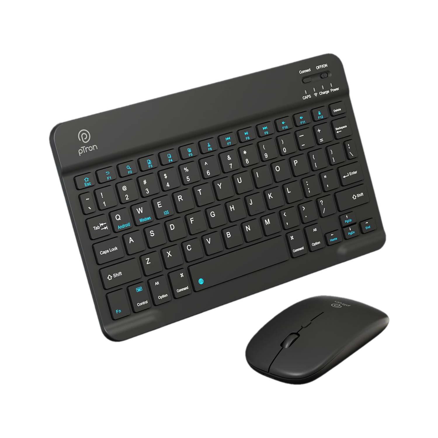 pTron Keyvo KW4 Bluetooth Keyboard & Mouse Combo - Image 1