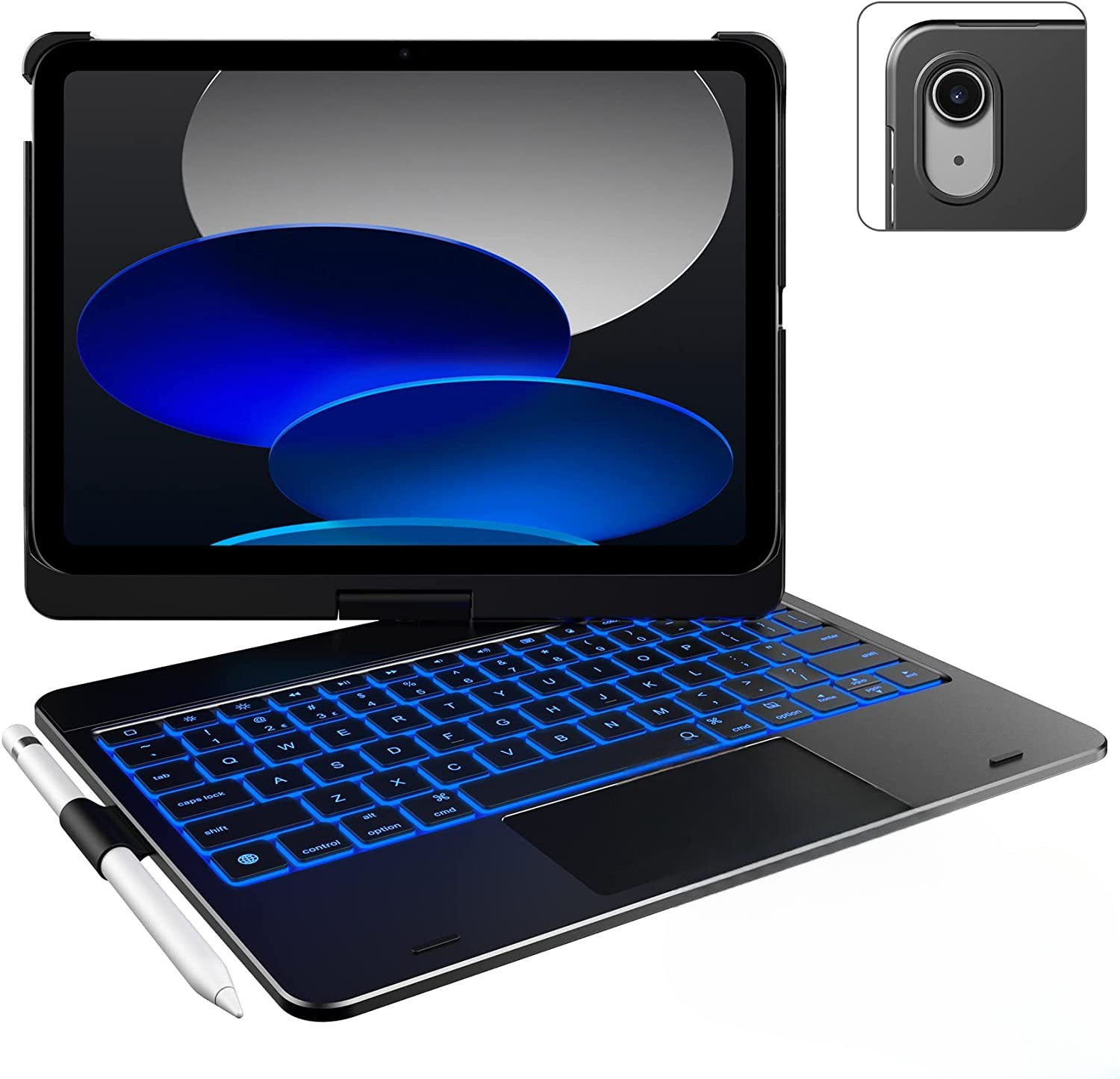 Image of Typecase Flexbook Touch for iPad A16 (11th Gen, 2025) & 10th Gen Bluetooth Standard Tablet Keyboard Compatible with iPad