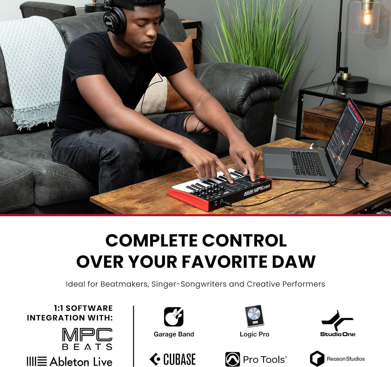 Image of MPK Akai Professional Mini MK3 25 Key USB MIDI Controller Keytar
