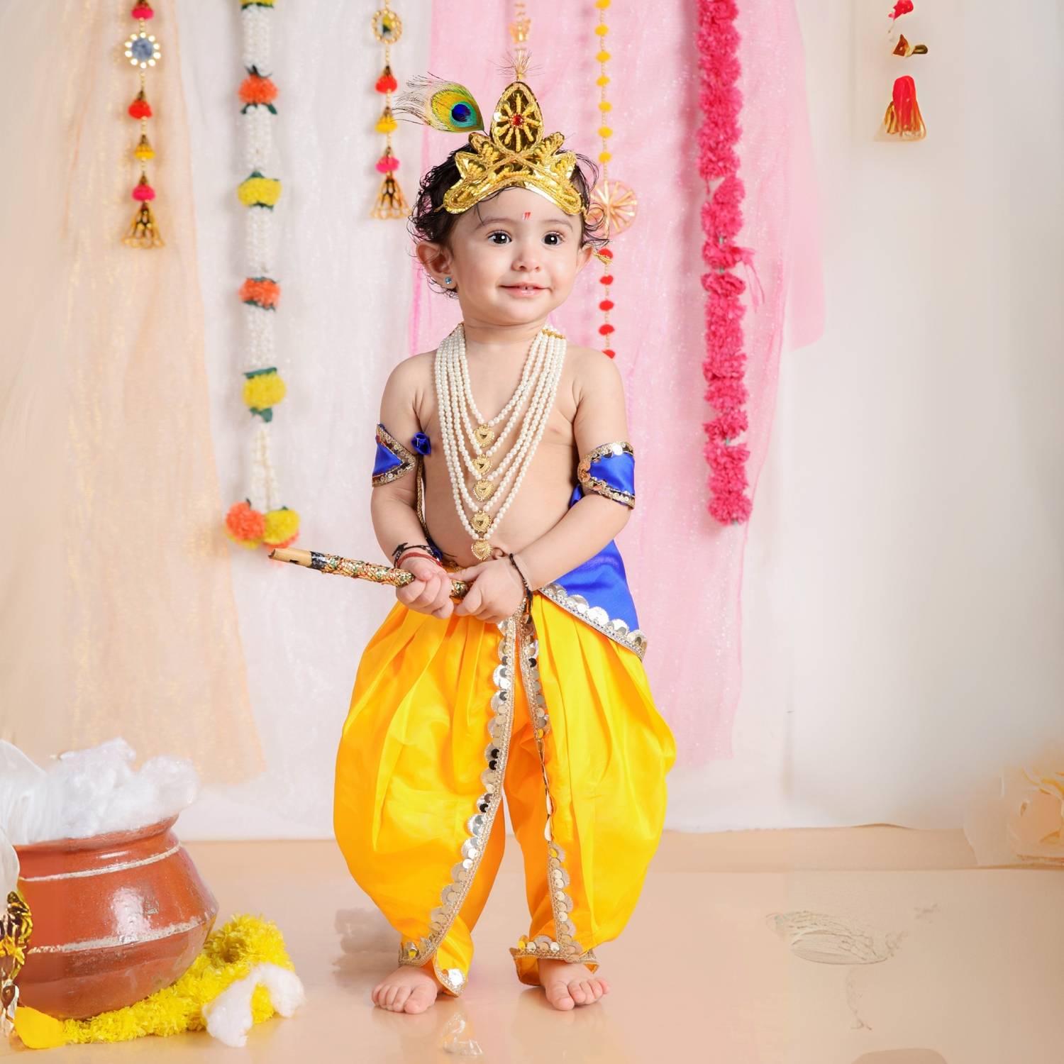 ITSMYCOSTUME KRISHNA Kids Costume Wear