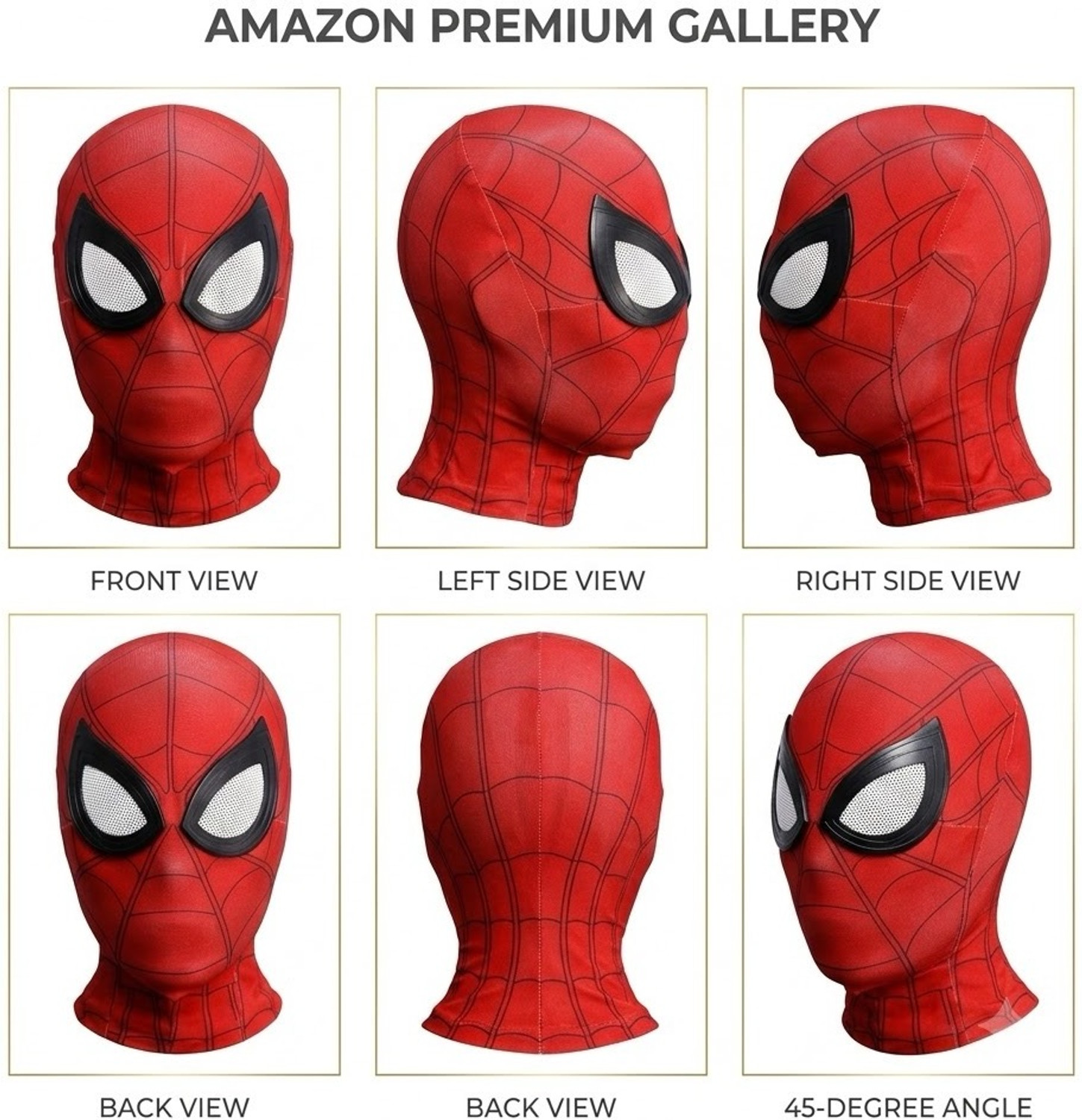 Image of SIMPLY GOODS Spider-Man Full Face Mask | Premium Stretch Fabric Costume for boys Kids Costume Wear