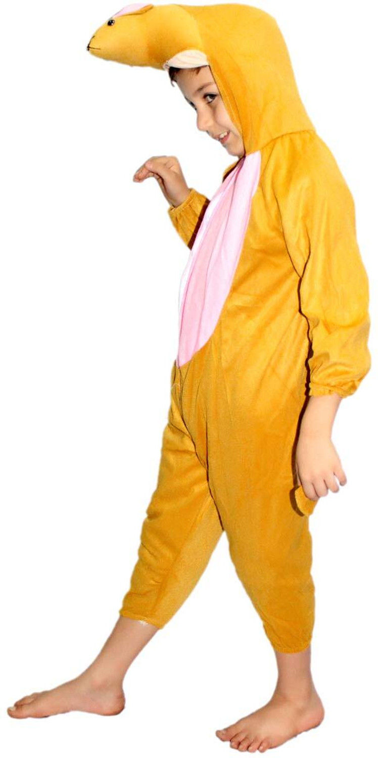 Image of KAKU FANCY DRESSES Rat Dress For Boys & Girls, Wild Animal Costume - Brown, 5-6 Years Kids Costume Wear