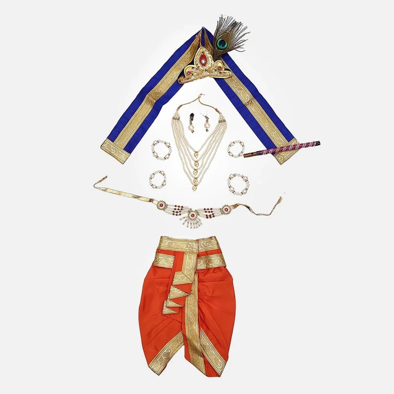 Fany Krishna ji Dress for Kids| full accessories Kids Costume Wear