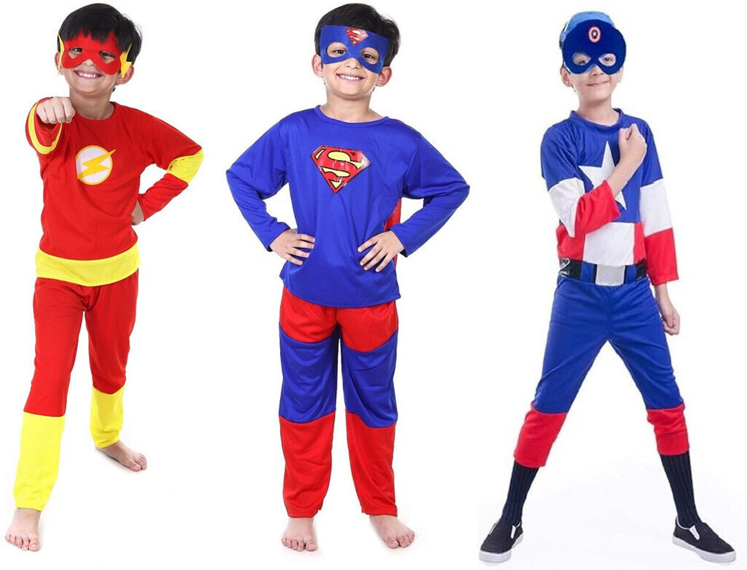 Image of ECOM FASHION HUB Superhero Kids Costume Dress Kids Costume Wear