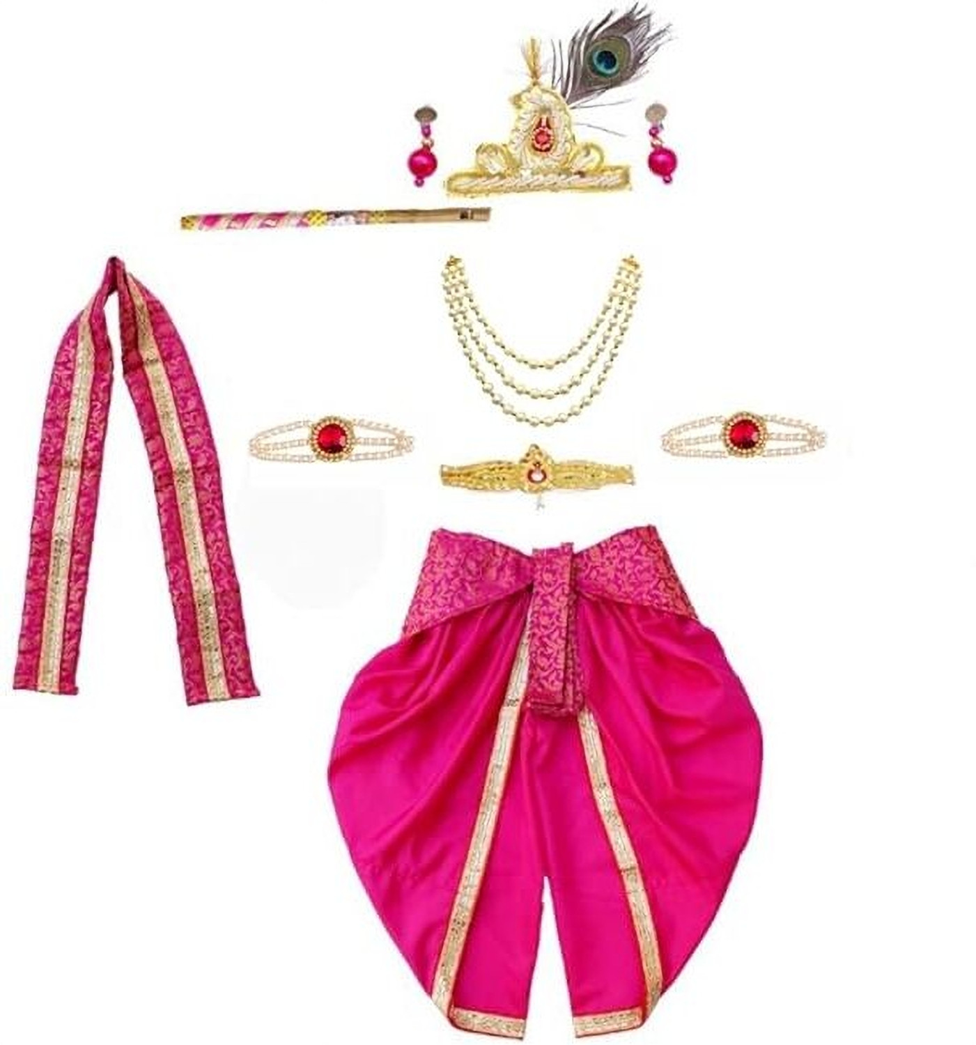 Image of ITSMYCOSTUME Krishna Dress for boys Kids Costume Wear