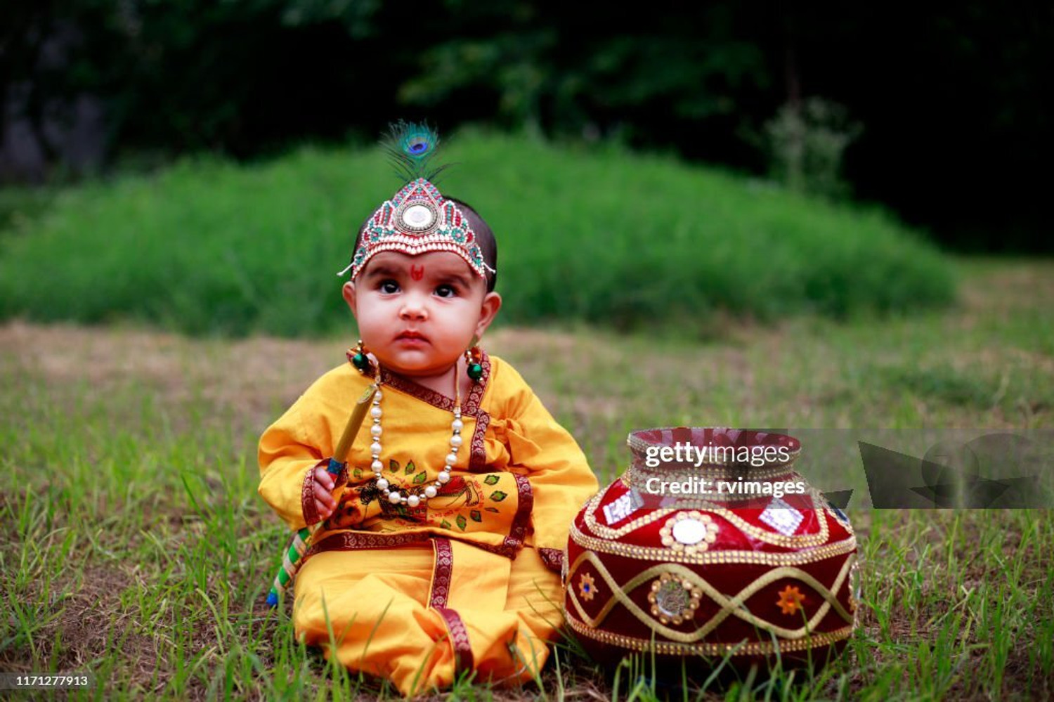 Image of SinglaCostume KRISHNA DRESS Kids Costume Wear