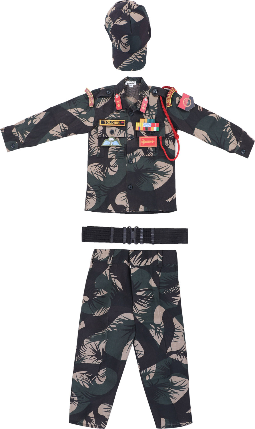 Image of Raj Costumes Army Dress Kids Costume Wear