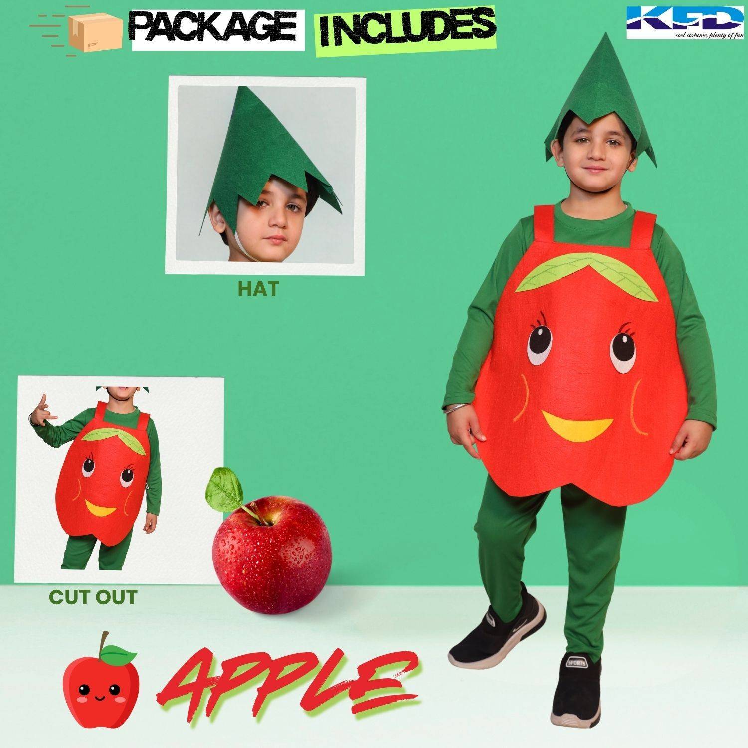 KAKU FANCY DRESSES Apple Fruit Costume Cutout with Cap For Boys & Girls (Freesize 3-12 Yr) Kids Costume Wear Price in India - Buy KAKU FANCY DRESSES Apple Fruit Costume Cutout with KAKU FANCY DRESSES Apple Fruit Costume Cutout with Cap For Boys & Girls (Freesize 3-12 Yr) Kids Costume Wear Price in India - Buy KAKU FANCY DRESSES Apple Fruit Costume Cutout with
