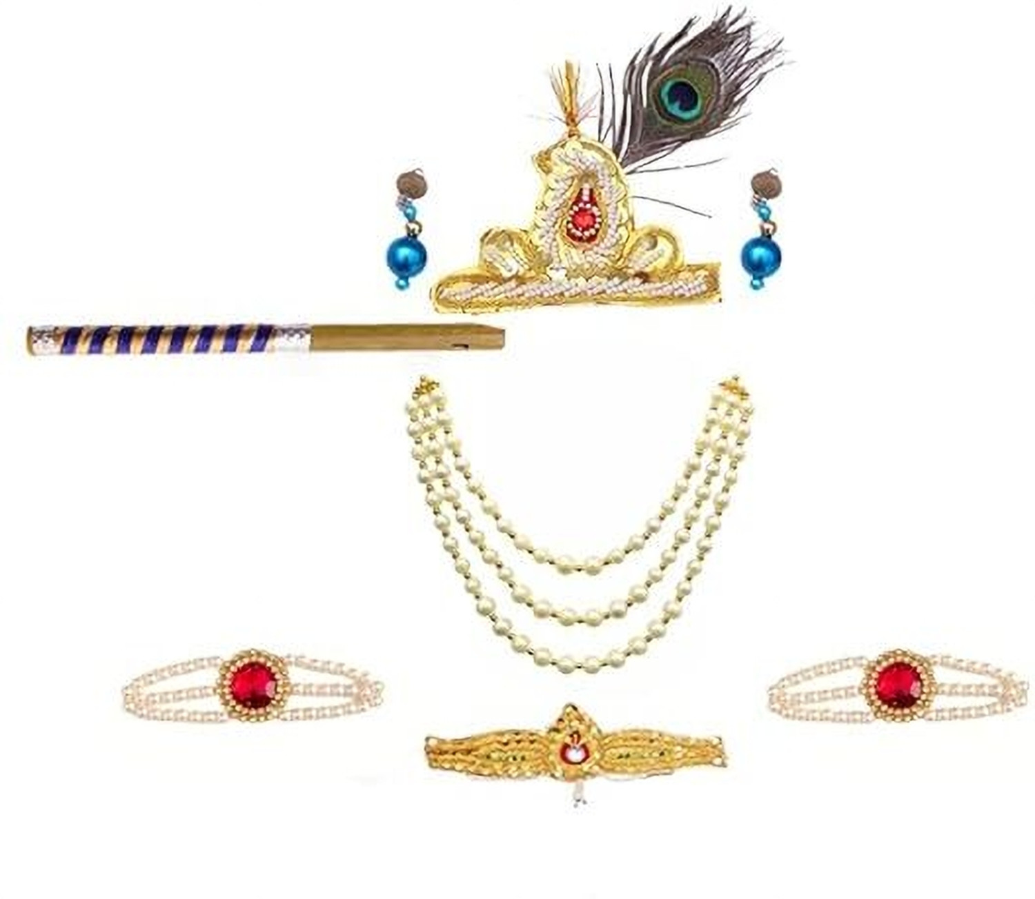 Image of ITSMYCOSTUME Krishna Dress for boys Kids Costume Wear