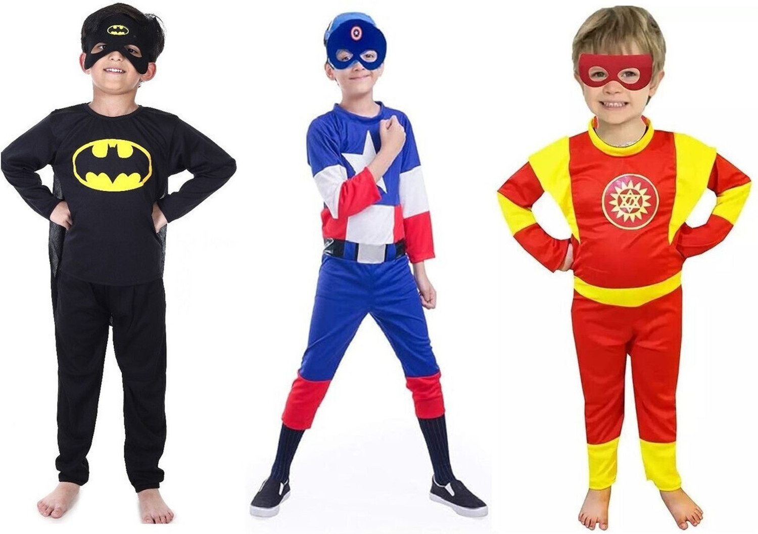 Image of ECOM FASHION HUB Superhero Kids Costume Dress Kids Costume Wear