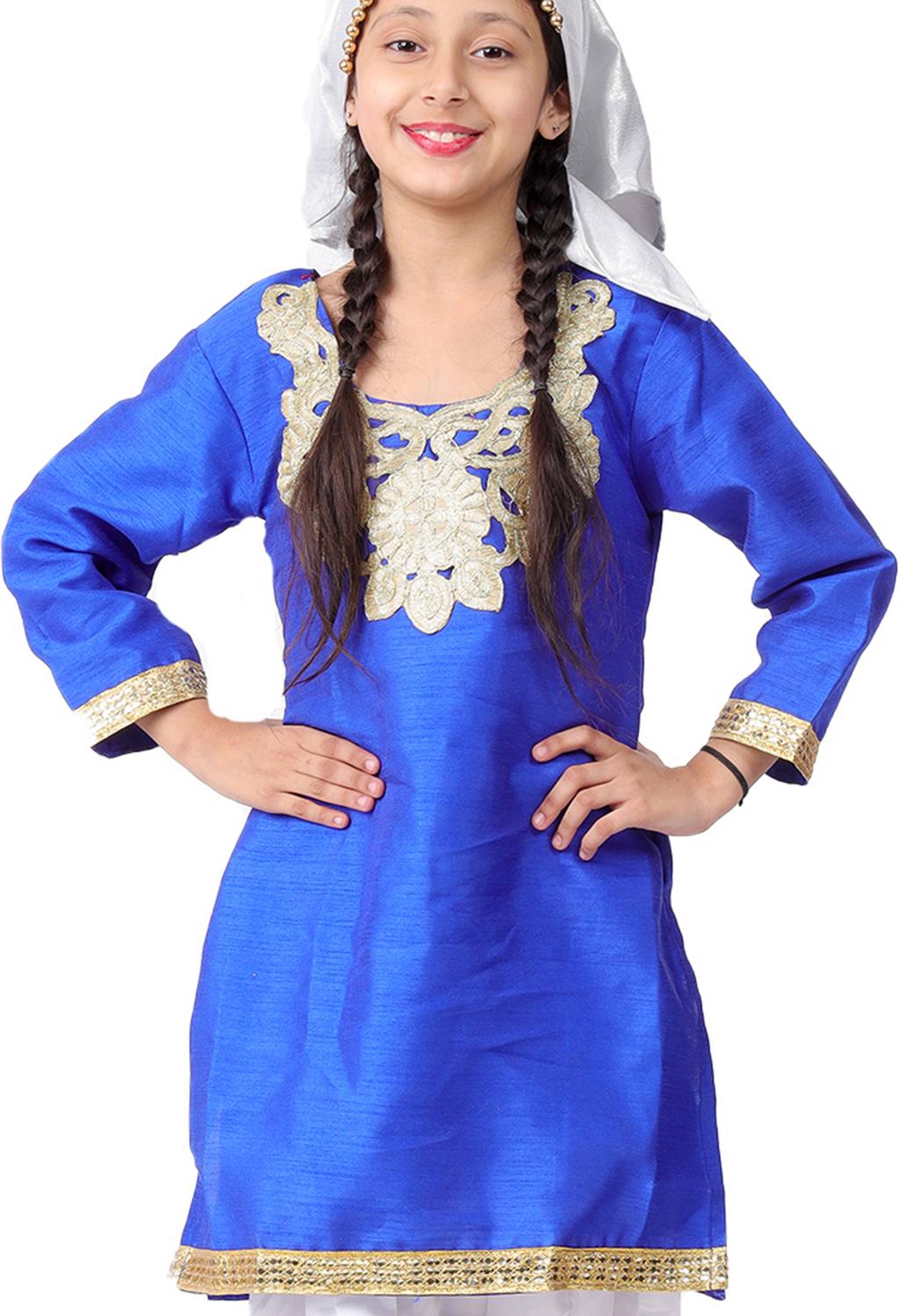 MAIHAR FANCY DRESSES Traditional Kashmiri Suit Salwar Fancy Dress for Girls  (No Jewellery & Basket) Kids Costume Wear Price in India - Buy MAIHAR FANCY  DRESSES Traditional Kashmiri Suit Salwar Fancy Dress
