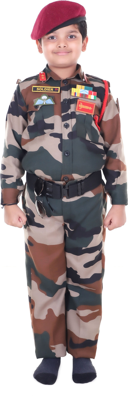 Image of Raj Costumes Army Dress Kids Costume Wear
