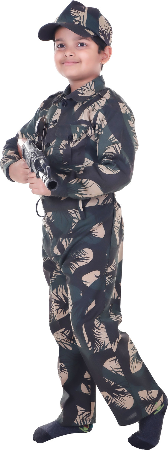 Image of Raj Costumes Army Dress Kids Costume Wear