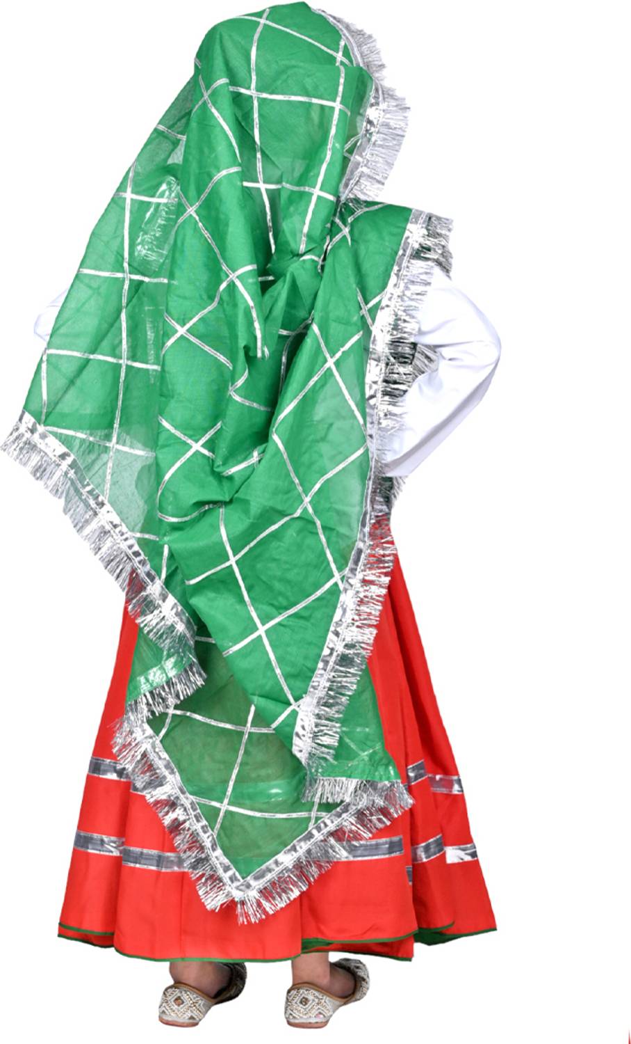 ITSMYCOSTUME Haryanvi Girl Dress Red&Green Kids Costume Wear Price in India  - Buy ITSMYCOSTUME Haryanvi Girl Dress Red&Green Kids Costume Wear online  at Flipkart.com