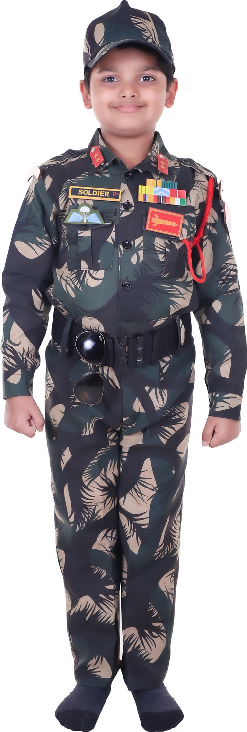 Image of Raj Costumes Army Dress Kids Costume Wear