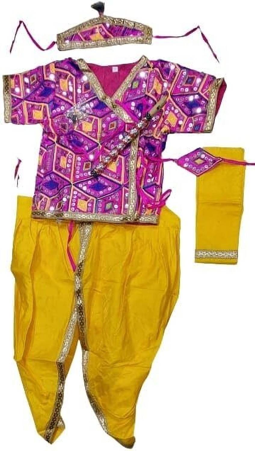 fancykidos Little Krishna Costume Kids Costume Wear