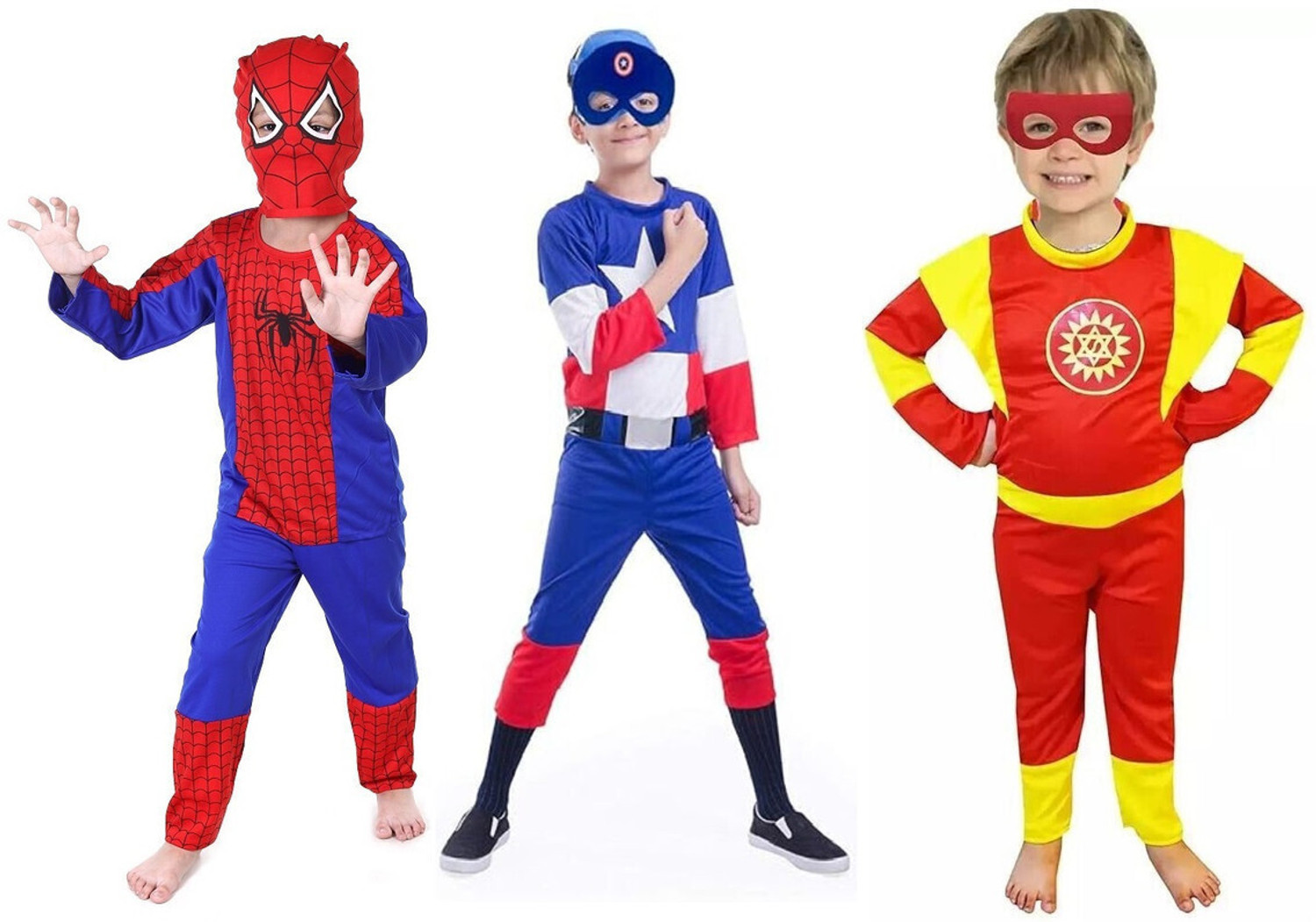 Image of ECOM FASHION HUB Superhero Kids Costume Dress Kids Costume Wear