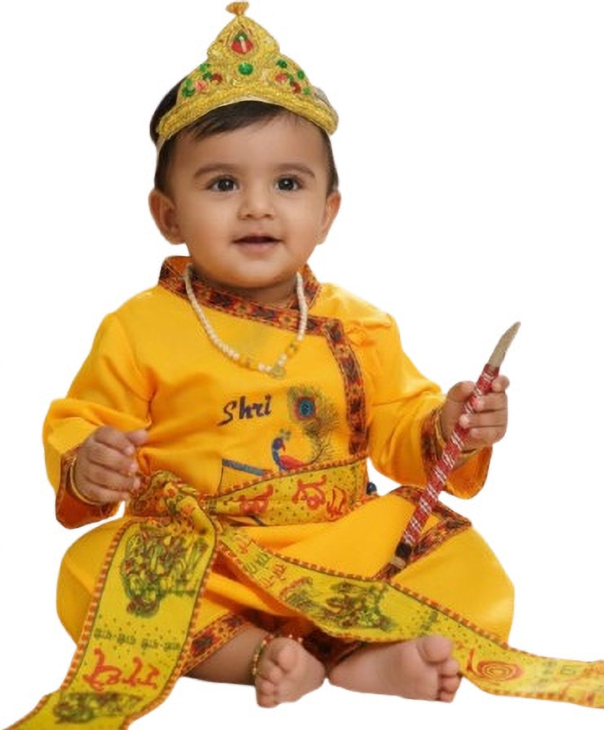 Image of SinglaCostume LITTEL KRISHNA Kids Costume Wear
