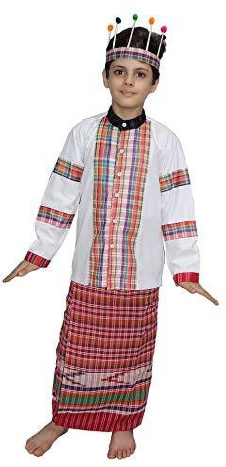 KAKU FANCY DRESSES Mizoram Dance Dress for Girls, State Folk Costume -  Multicolor, 7-8 Years Kids Costume Wear Price in India - Buy KAKU FANCY DRESSES  Mizoram Dance Dress for Girls, State Folk Costume - Multicolor, 7-8 Years  Kids Costume ...