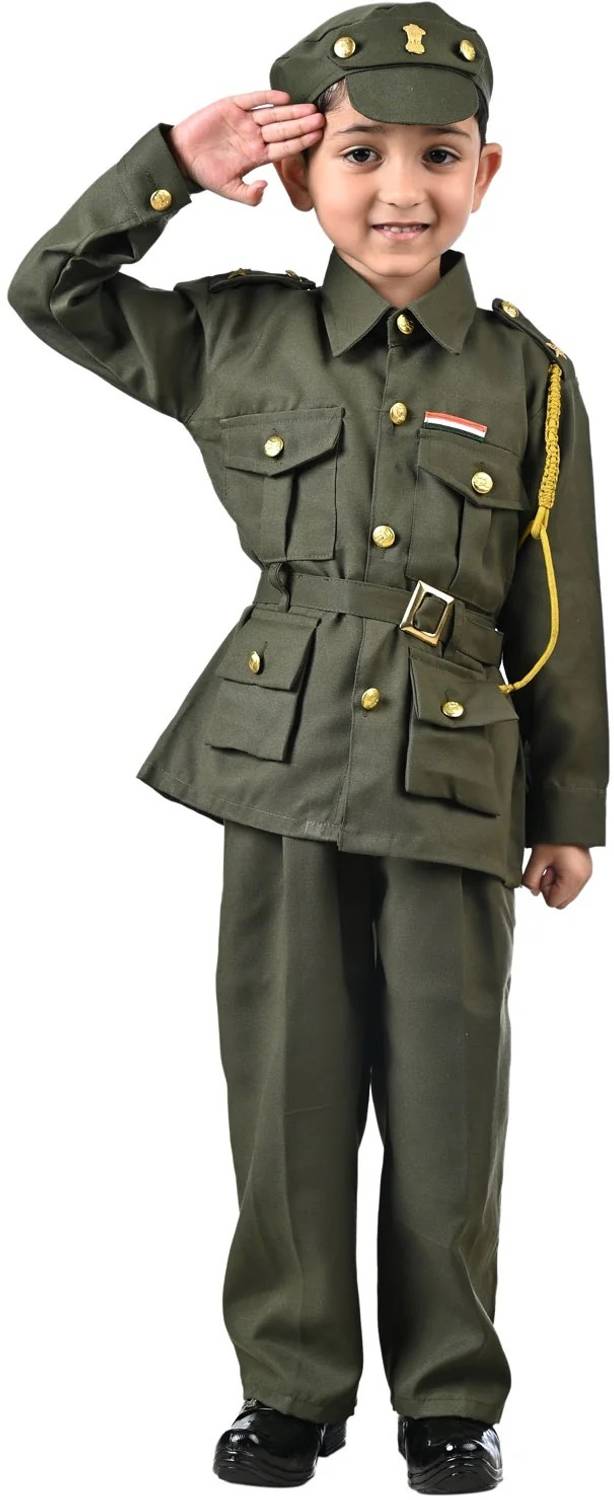 BookMyCostume Indian Army Kids Costume Wear