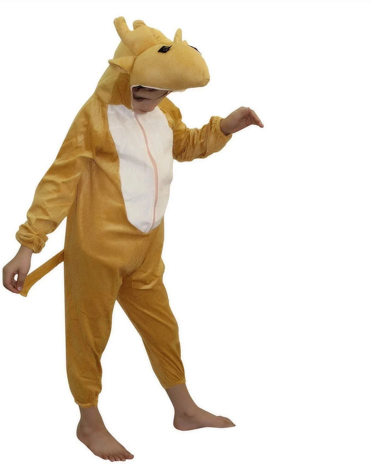 Image of KAKU FANCY DRESSES Deer Dress for Boys & Girls, Wild Animal Costume - Brown, 7-8 Years Kids Costume Wear
