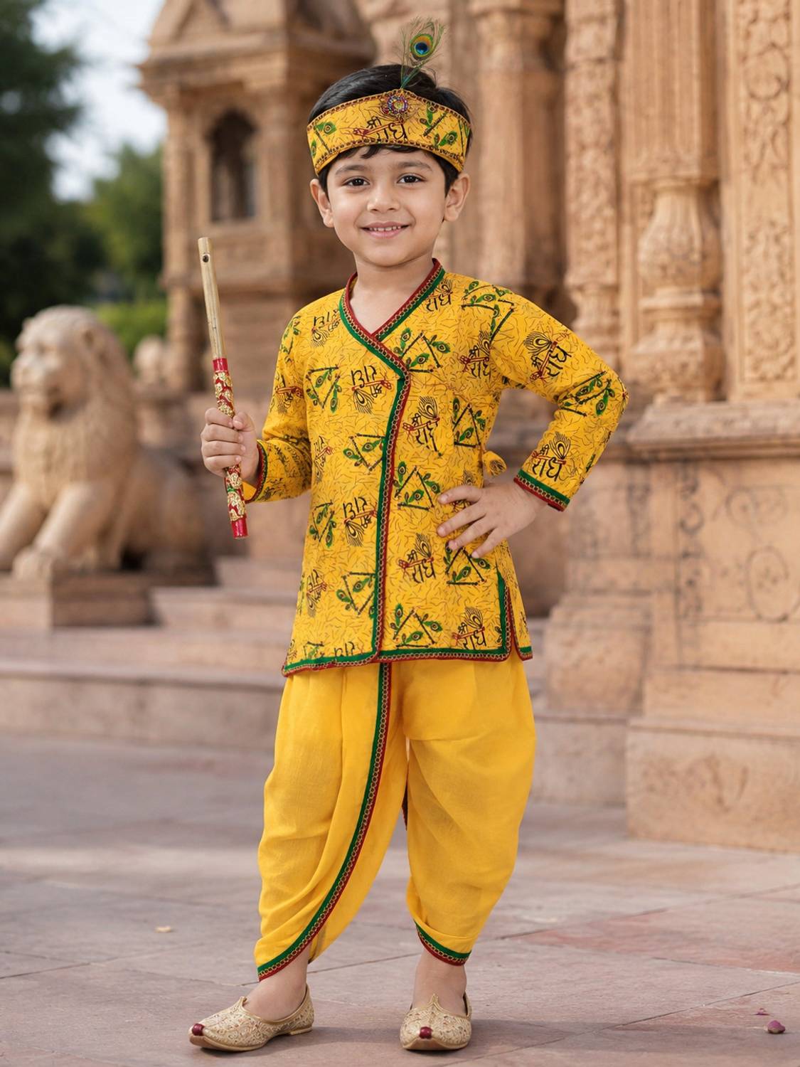 Kidsearth Krishna Kids Costume Wear
