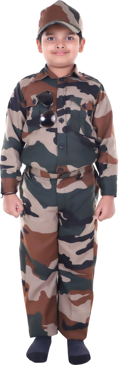 Image of Raj Costumes Army Dress Kids Costume Wear