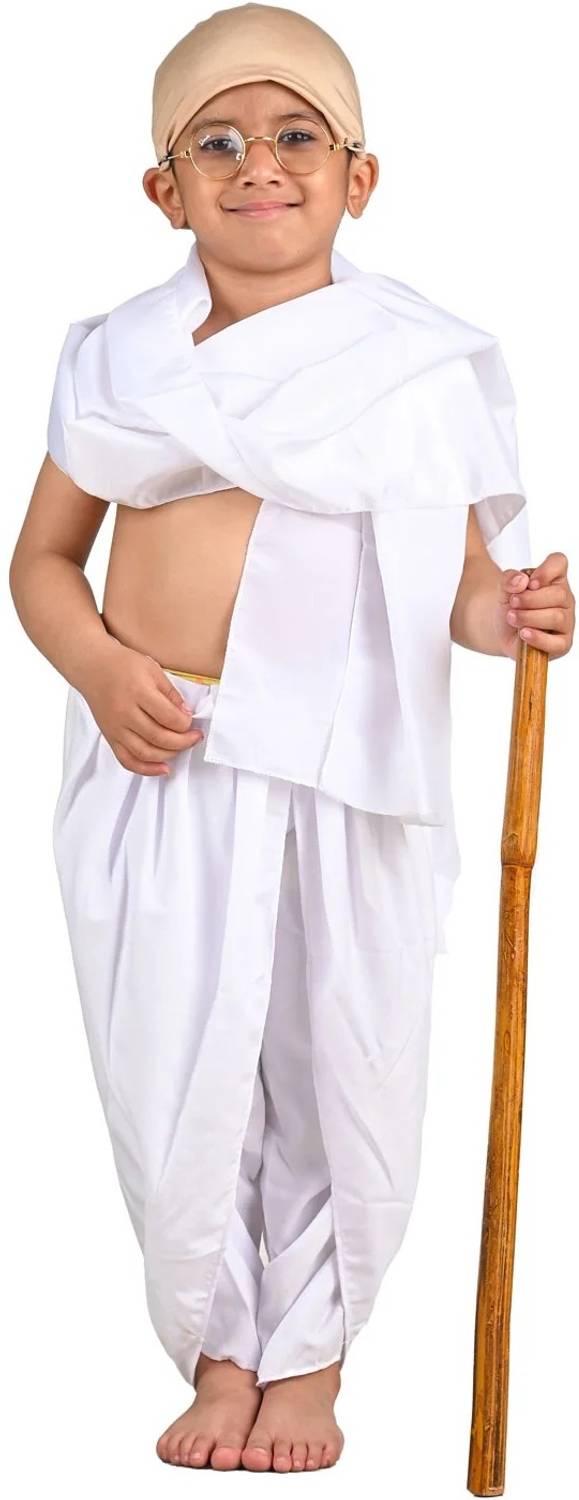 BookMyCostume Mahatma Gandhi Kids Costume Wear