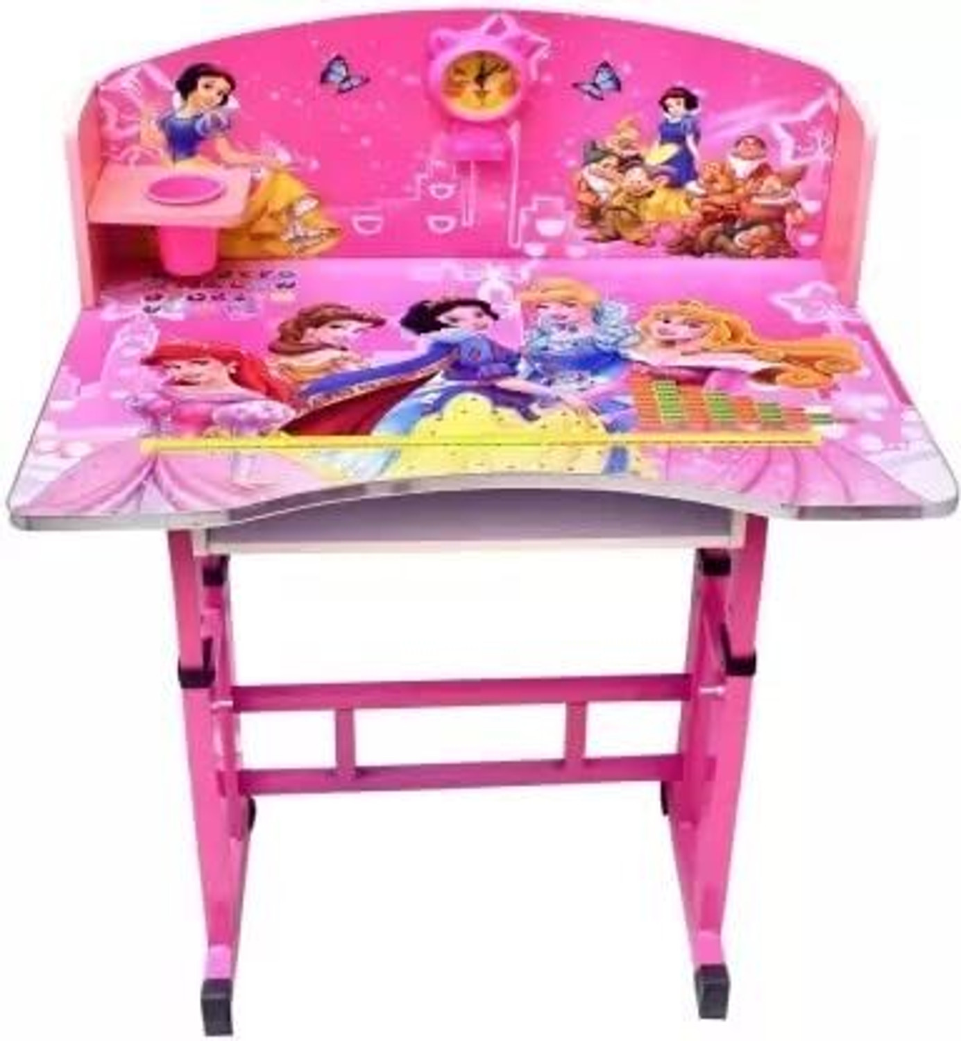 Image of Bhella Kid's Study Table and Chair / Height Adjustable Multifunctional Desk /table chair Metal Desk Chair