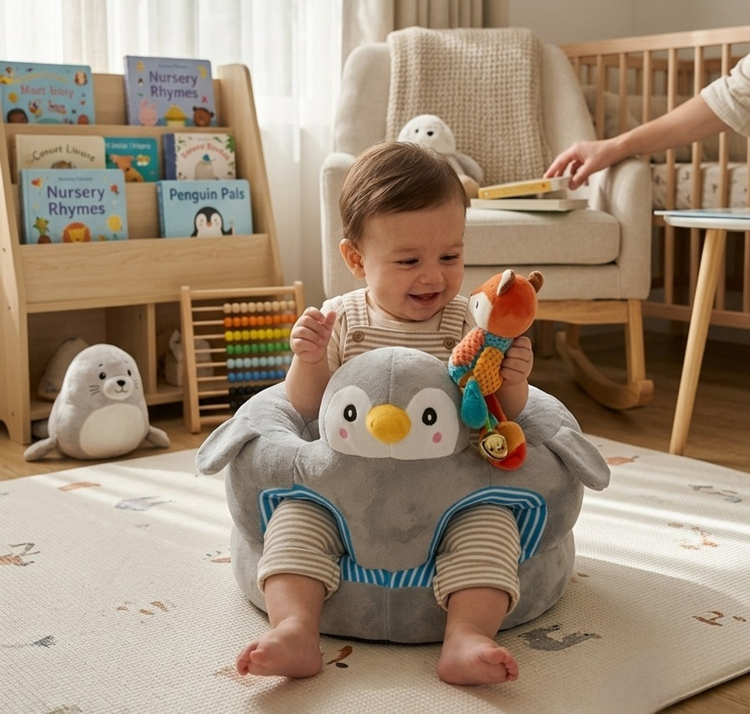 Image of VEERA HOMES Baby Sofa for kids seating Fabric Sofa