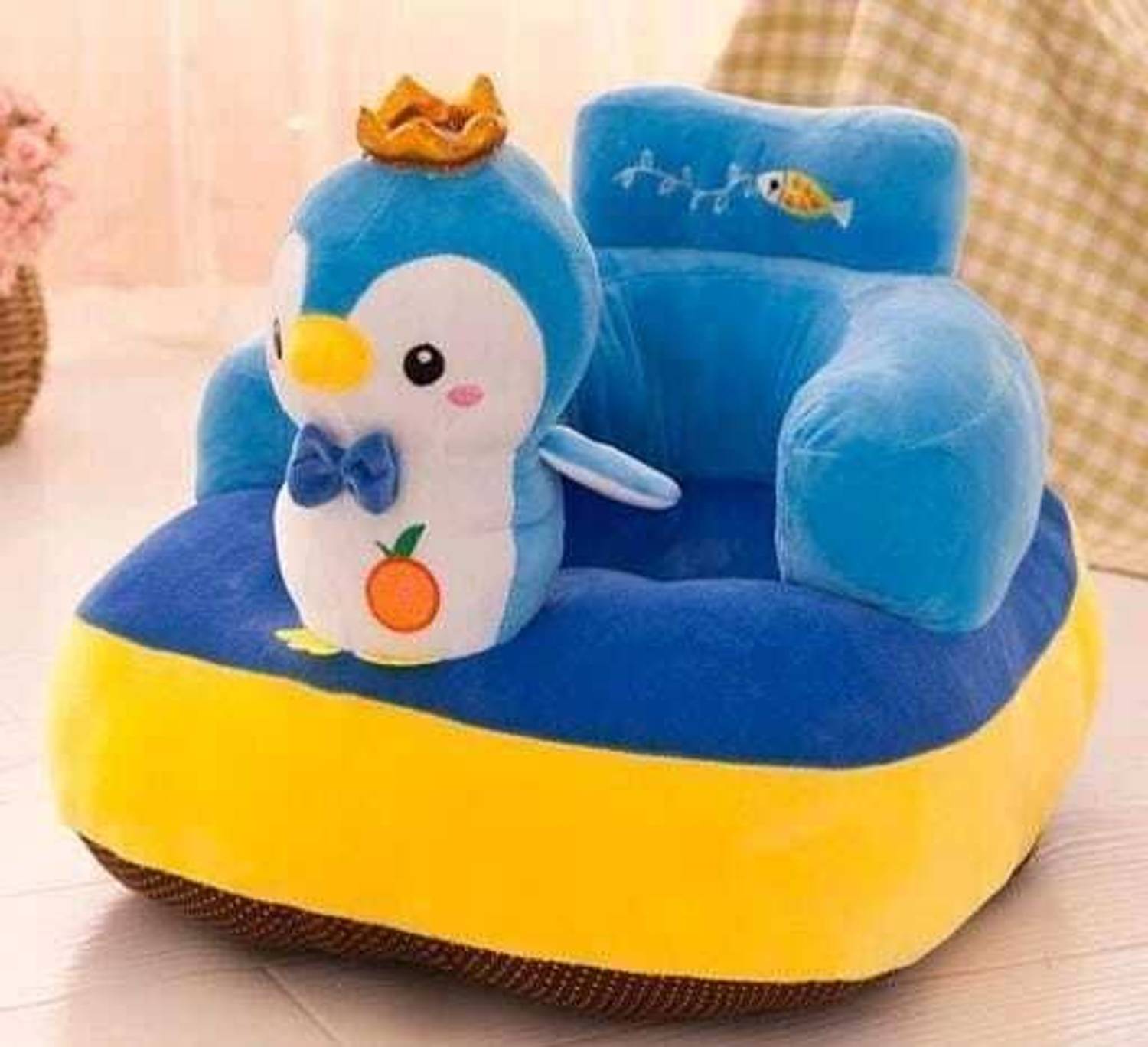 BLENZZA DECO Kids Sitting Rocking Chair (0 to 36 Months) Fabric Sofa