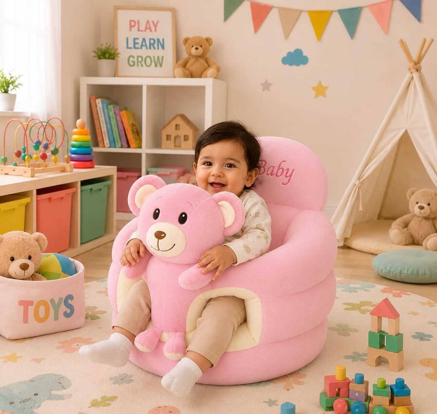 ARTRADERS Baby Fabric Sofa for Seating - Image 3