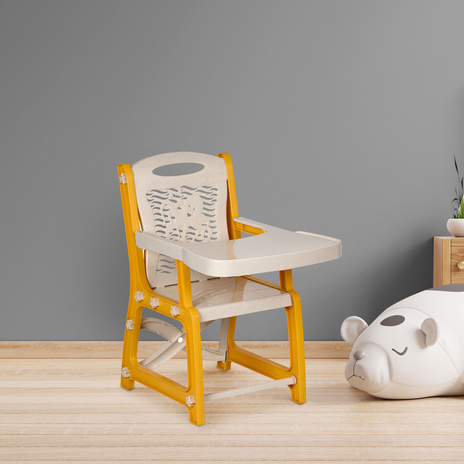 Image of Nilkamal Octo Multi-Functional Baby Chair|Study|3 Years Warranty| Plastic Chair