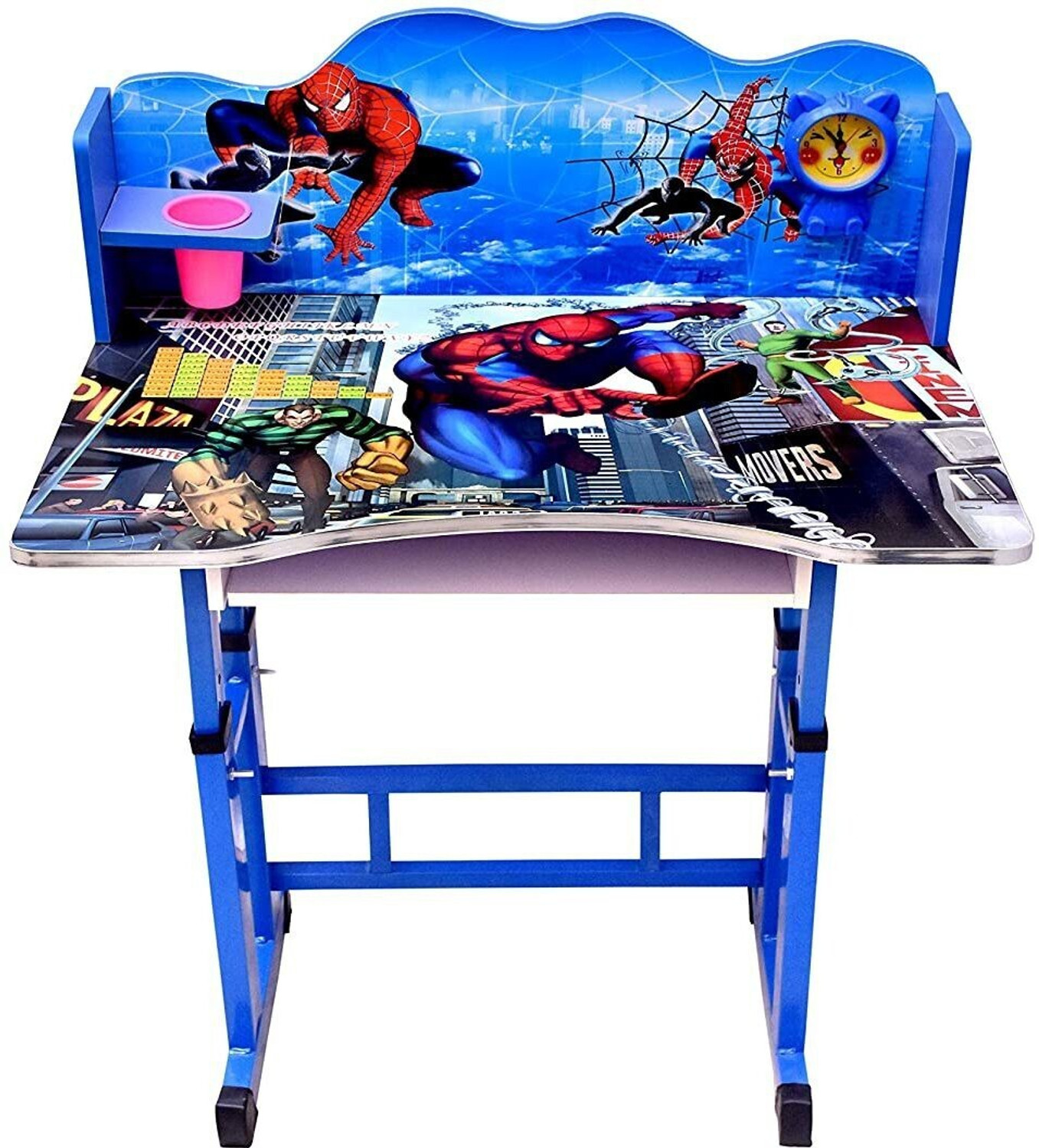 Image of Puci Baby Desk Chair for Kids Study Table Chair with Cartoon Printed & High Backrest Metal Desk Chair