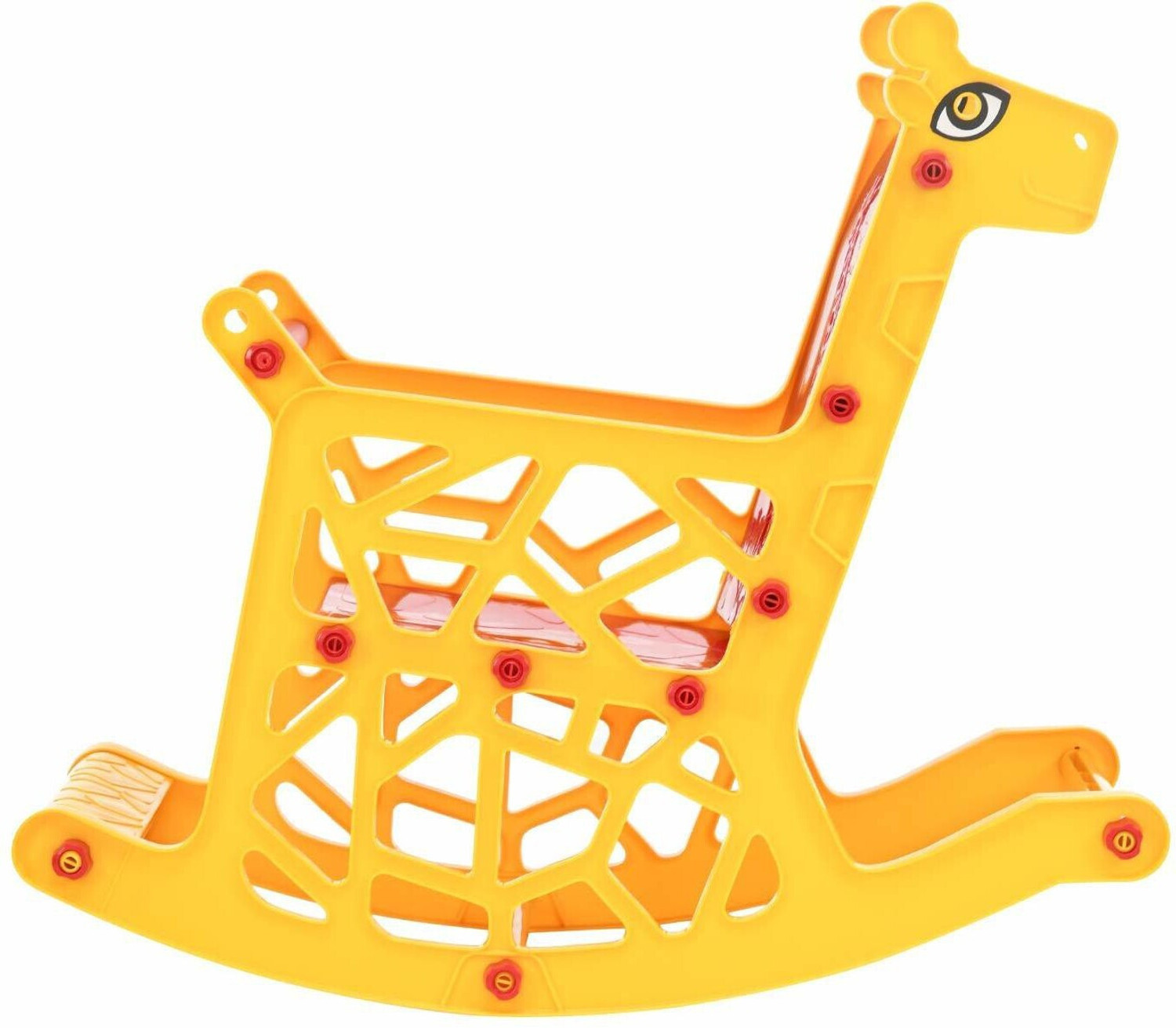 Image of Supreme Girrafe Plastic Rocking Chair (Finish Color - RED YELLOW, DIY(Do-It-Yourself))