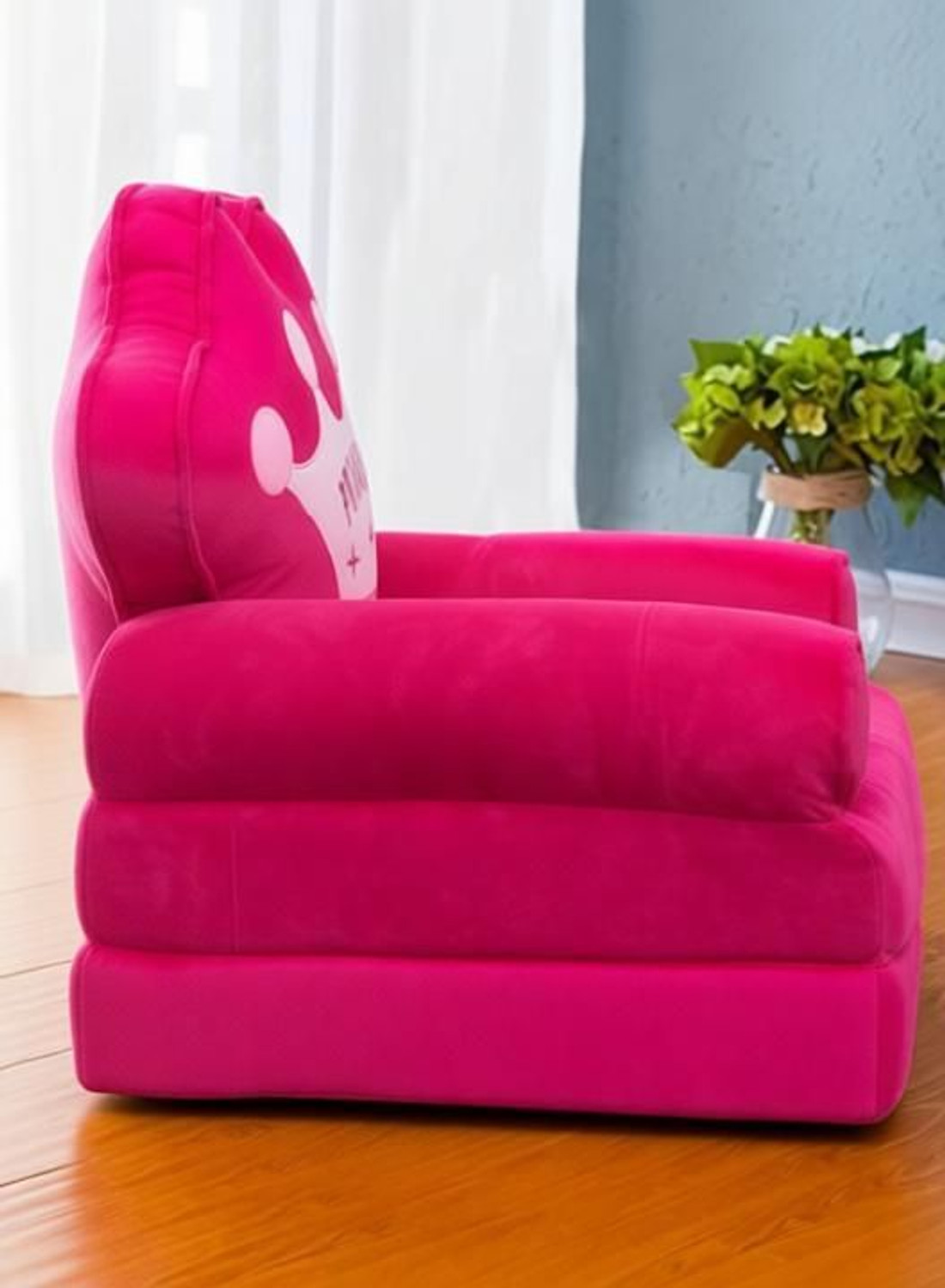 Image of BLENZZA DECO Baby Fold able Sofa Cum Bed 0 to 2 Years Fabric Sofa