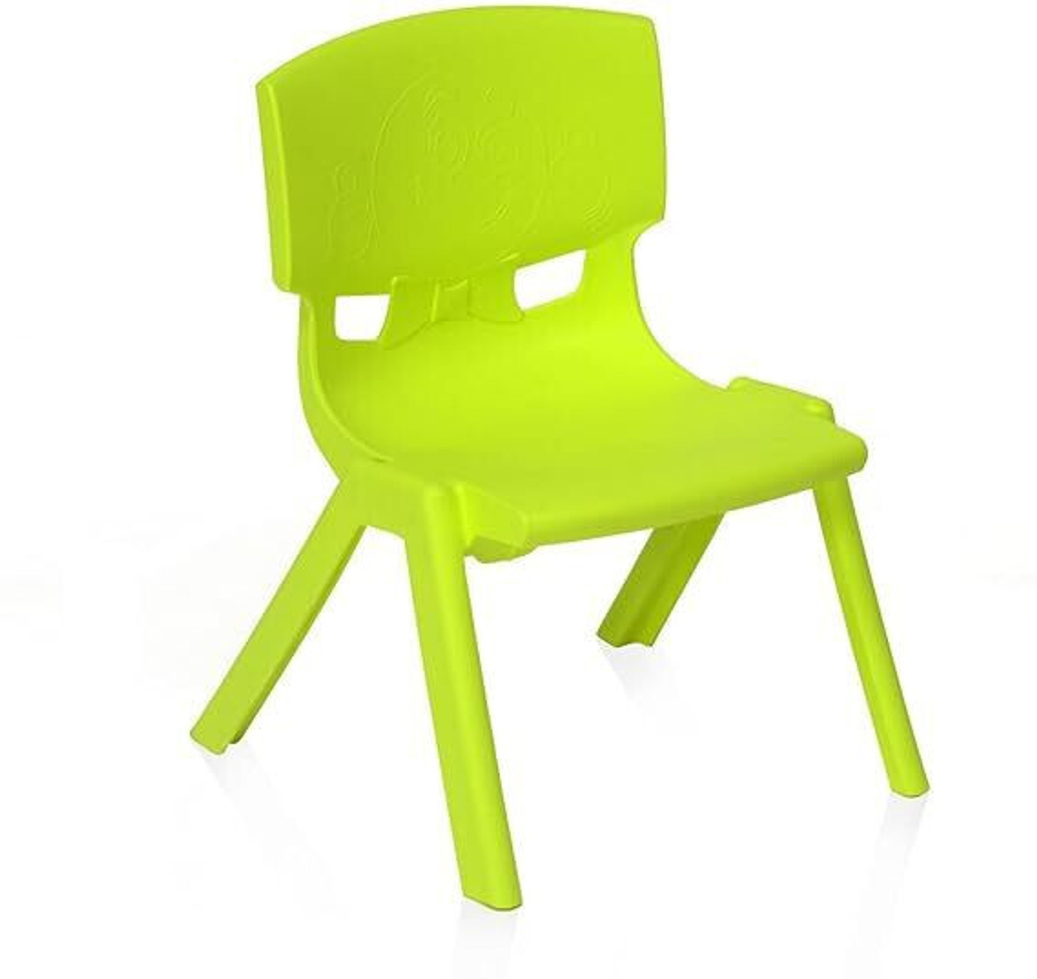 Image of Nilkamal LIME LIGHT GREEN CHAIR FOR KIDS DAY TO DAY ACTIVITIES Plastic Chair (Finish Color - GREEN, Pre-assembled)