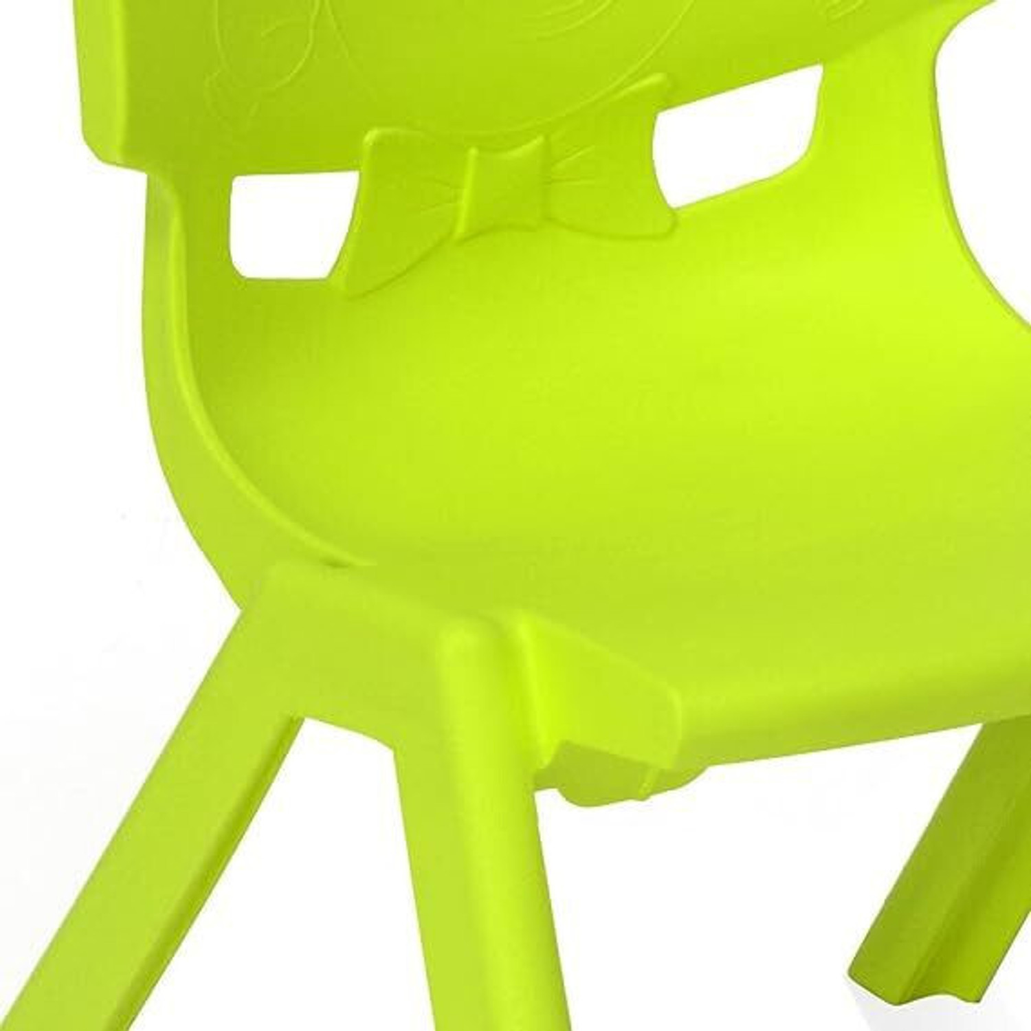Image of Nilkamal LIME LIGHT GREEN CHAIR FOR KIDS DAY TO DAY ACTIVITIES Plastic Chair (Finish Color - GREEN, Pre-assembled)