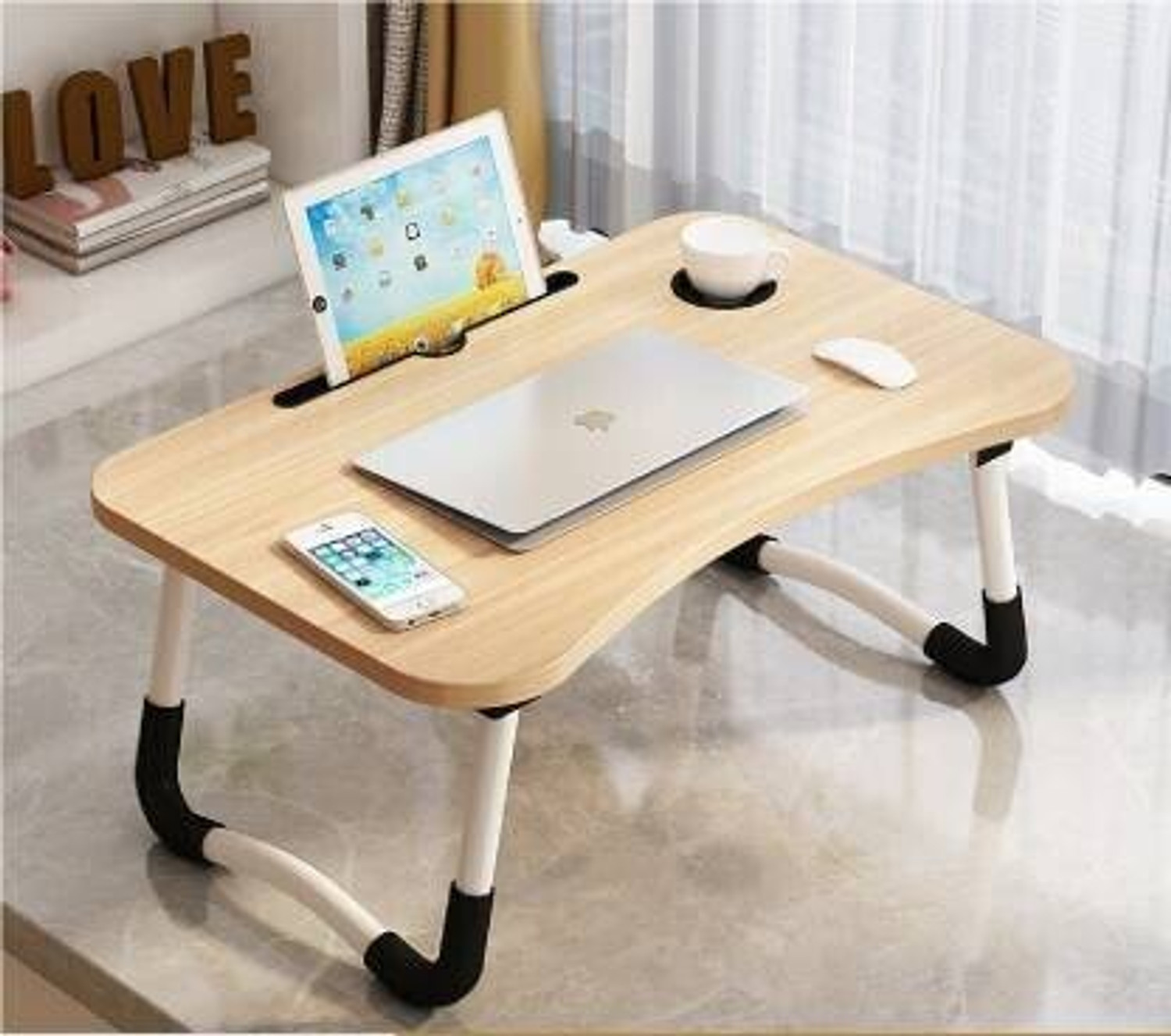 Image of FurniGully Study Table and Laptop Table Engineered Wood Study Table