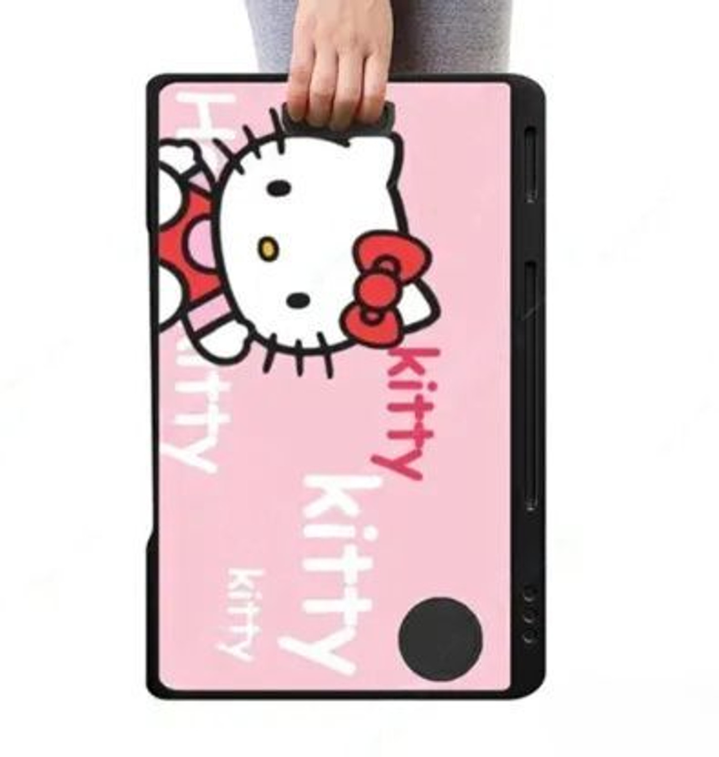 Image of KHODAL ARTH US BIDING Hello-Kitty COATED Laptop Study Table Engineered Wood Study Table