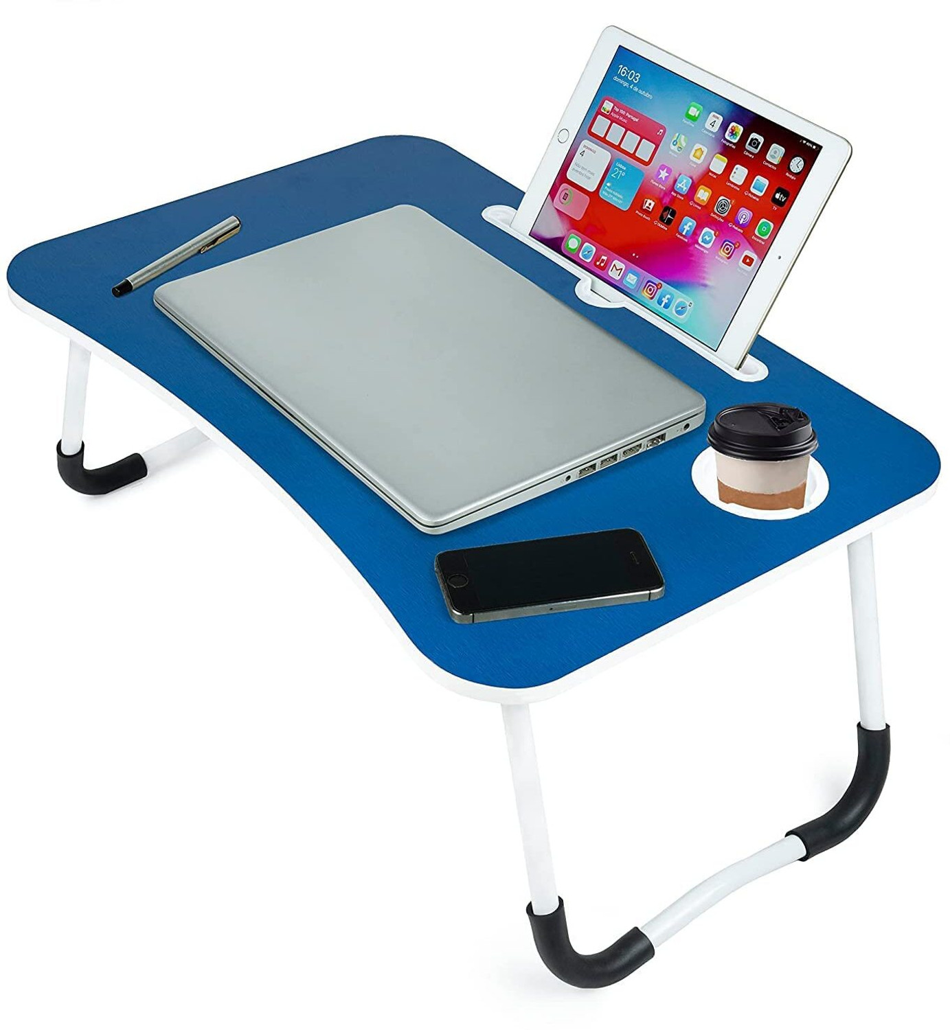 Image of UkdiMukdi Wood Portable Laptop Table