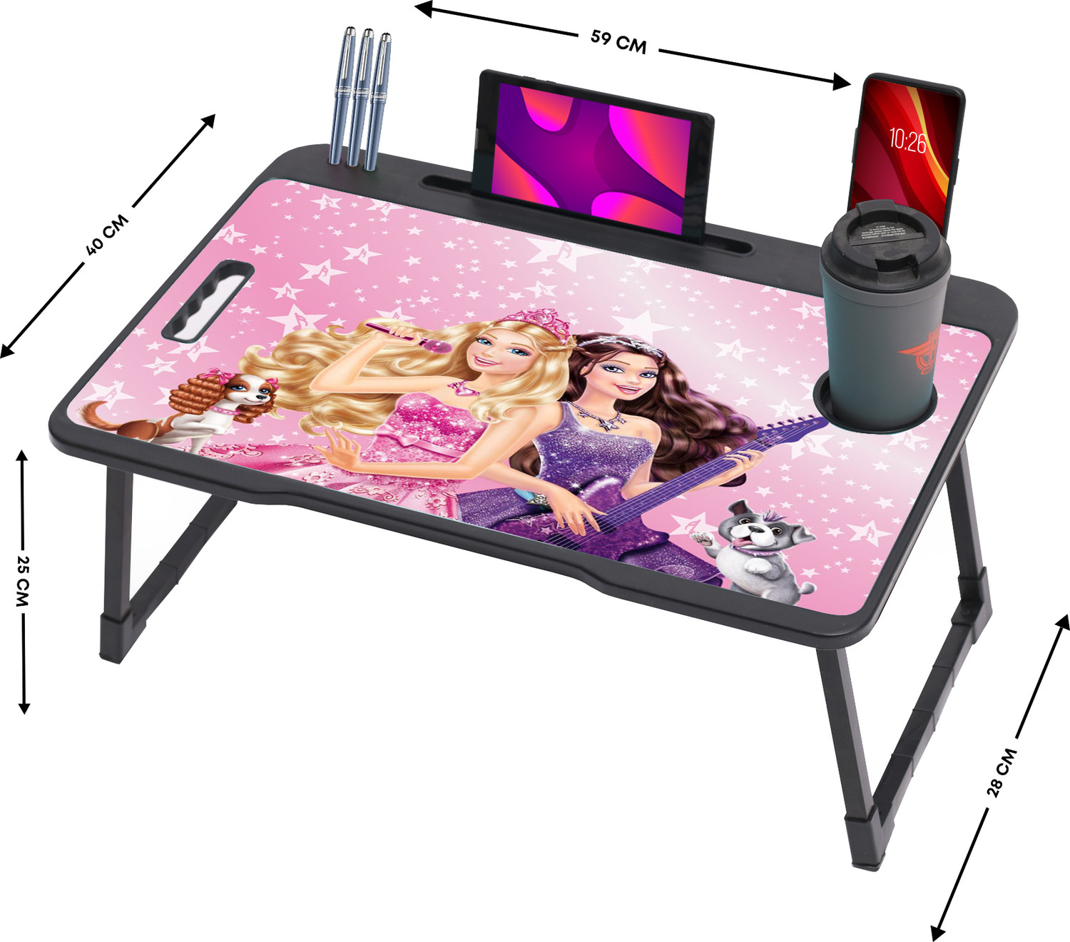 Image of Flipkart Perfect Homes Studio Wood Portable Laptop Table