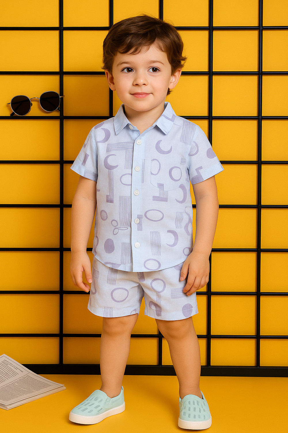 Image of PROVOGUE Boys Casual Shirt Shorts