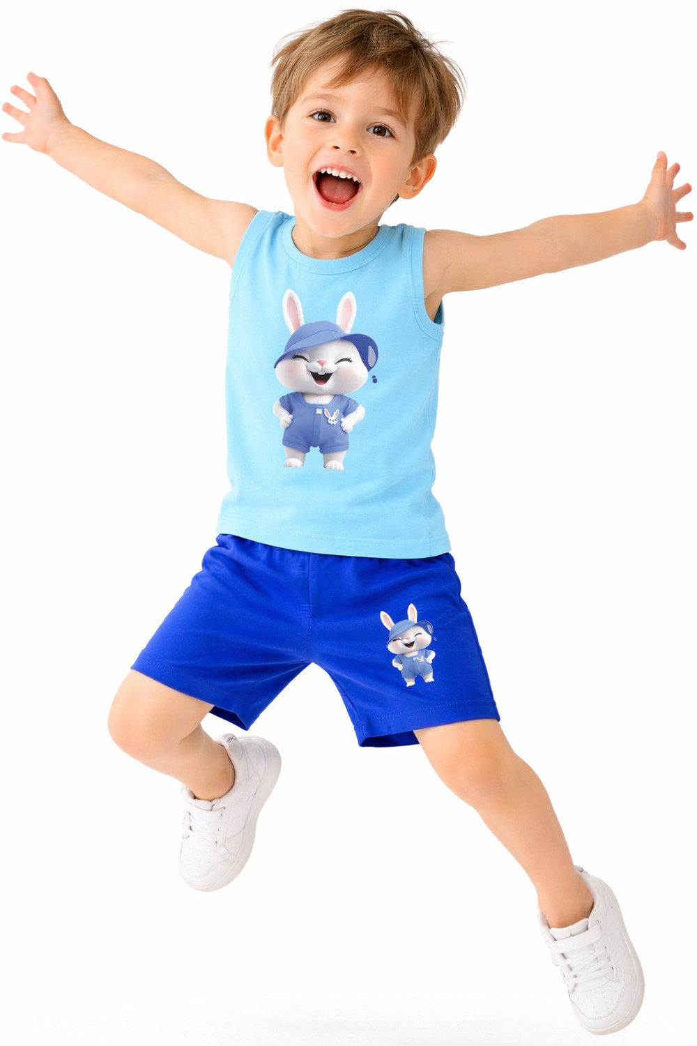 Image of Lavi-Tavi Baby Boys & Baby Girls Casual T-shirt Shorts