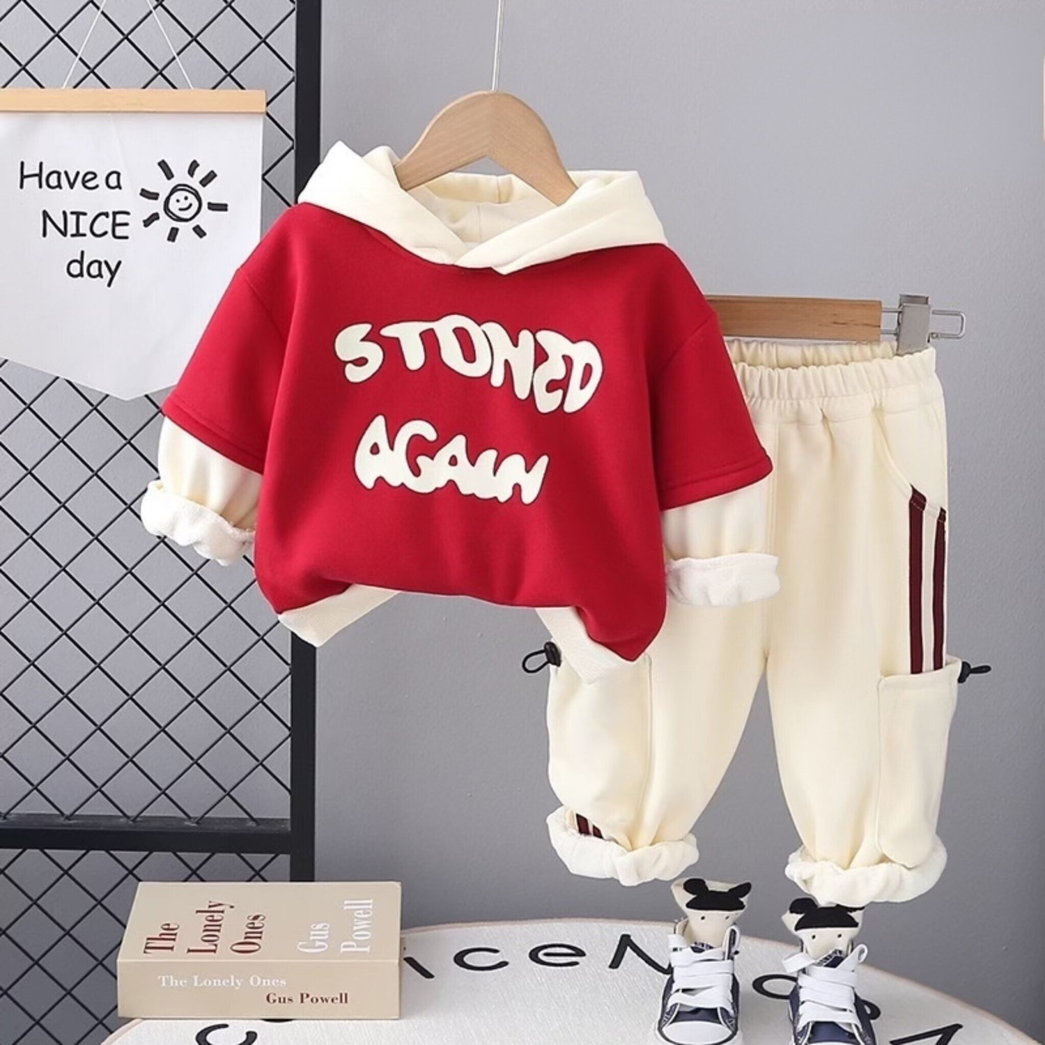 Image of Googogaaga Baby Boys Casual Sweatshirt Trouser