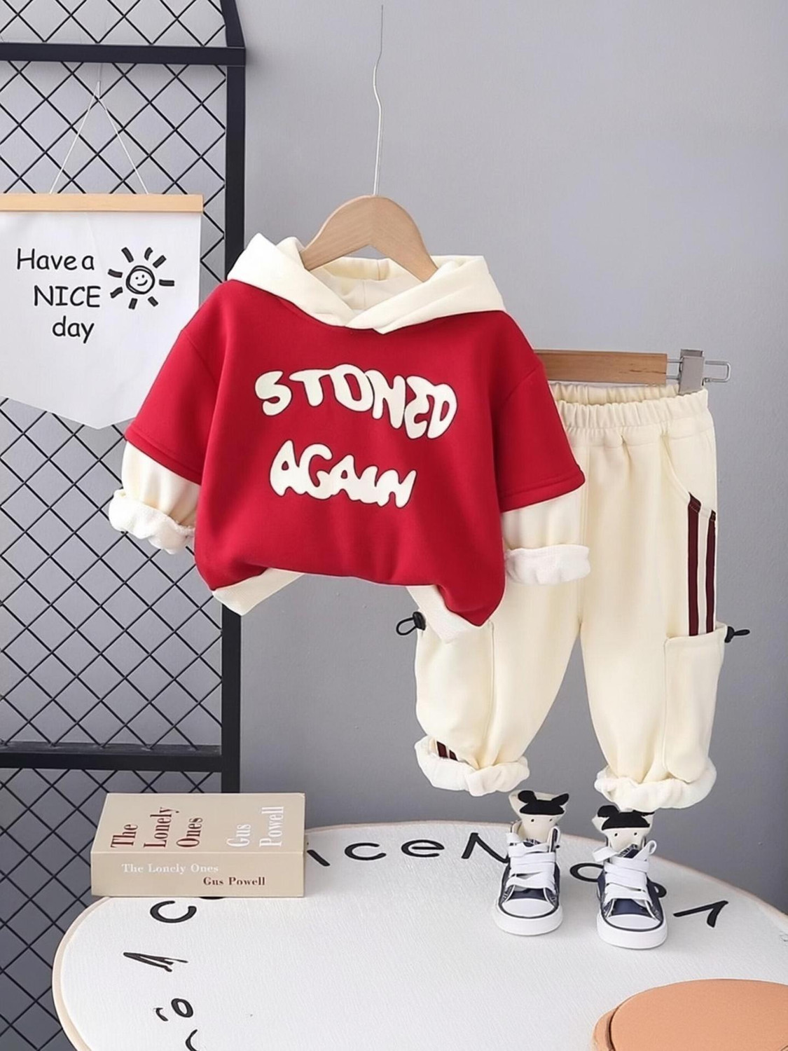 Image of Googogaaga Baby Boys Casual Sweatshirt Trouser