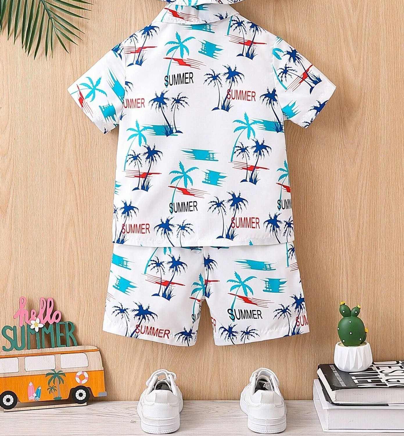 Image of DOLZIO FAB Boys Party(Festive) Shirt Shorts (multi3)