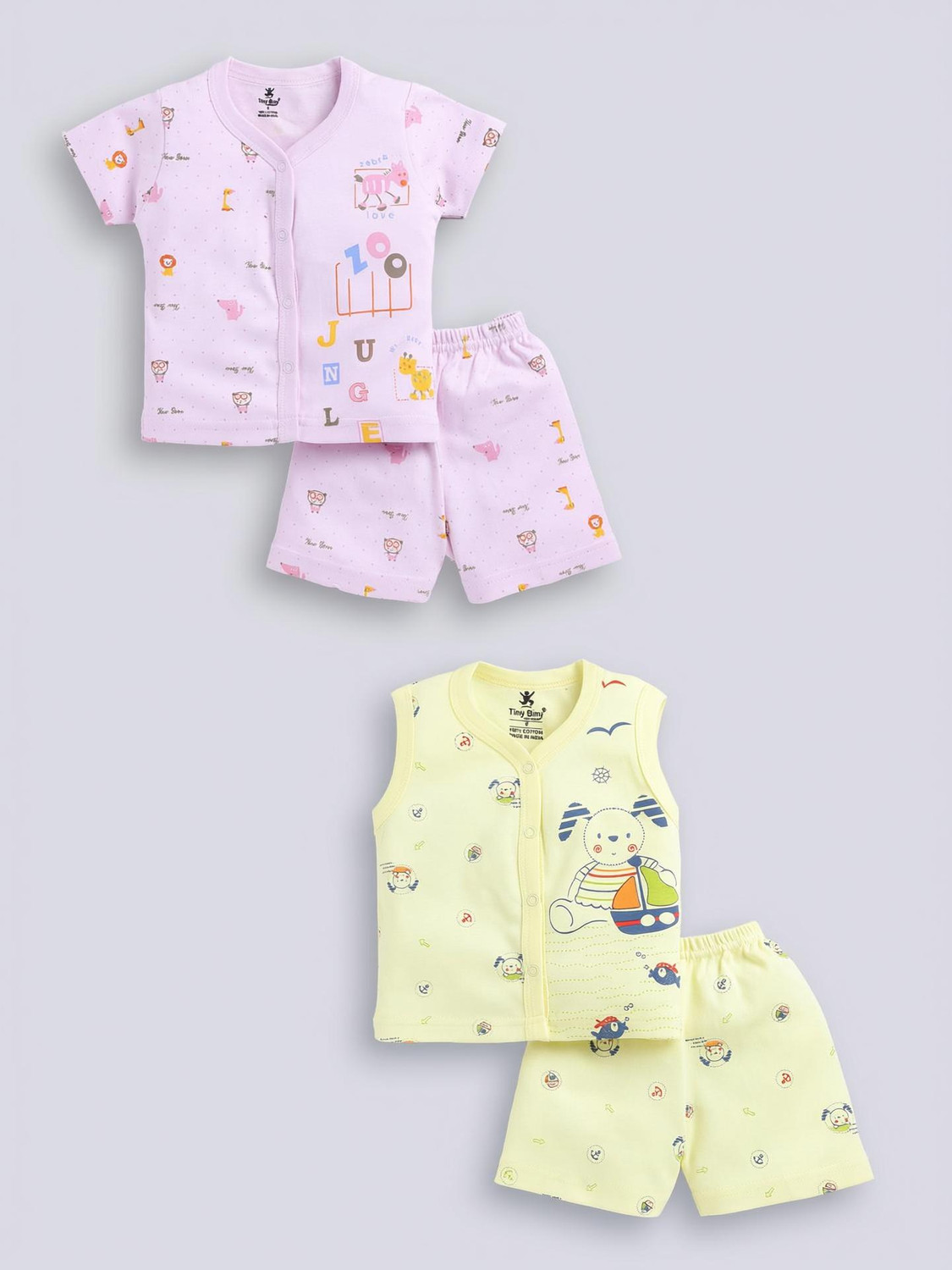 Image of TINY BINY Baby Boys & Baby Girls Casual Top Shorts
