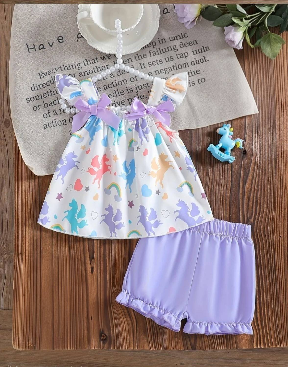 AKBROTHERS Baby Girls Party(Festive) Dress Bow Tie